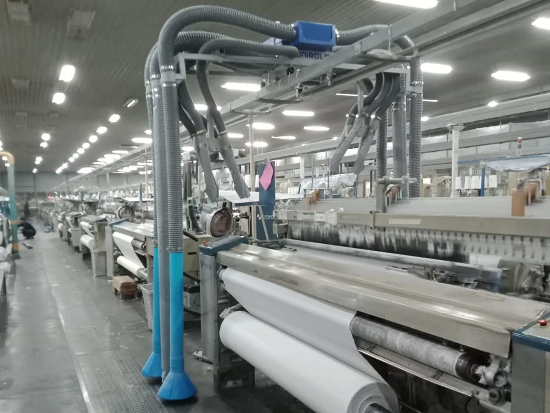 Overhead Travelling Cleaner - for weaving units - Bus Bar