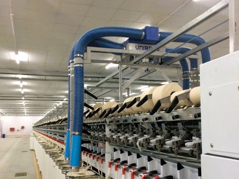 Overhead Travelling Cleaner - for spinning units - Belt Drive